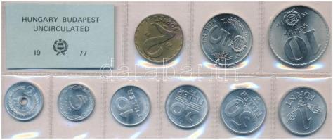 1976-1978. 3db klf forgalmi sor, azokban pedig 2f-10Ft (9xklf) érmés forgalmi sor fóliatokban T:1 Ad...