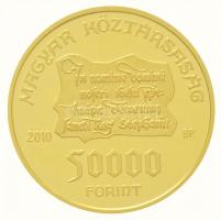 2010. 50.000Ft Au "Szent István intelmei Szent Imre herceghez" tanúsítvánnyal (6,99g/0.986...