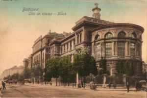 Budapest IX. Üllői úti klinika, utcaseprő. D. T. C. L. 1907. (EK)