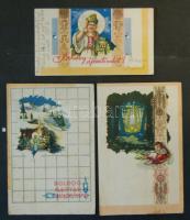 3 db Bozó grafikus lap (vegyes minőség)