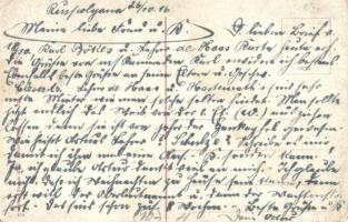 1916 Máramarossziget, Sighetu Marmatei; vasútállomás / Bahnhof / railway station (EK)