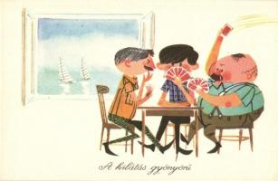 6 db MODERN kártyás motívumlap / 6 modern Card game motive cards