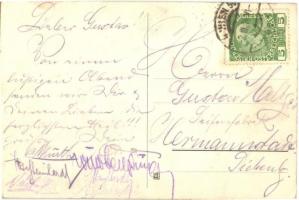 Vienna, Wien IV. Hotel Victoria. Favoritenstrasse Nr. 11. / hotel interior. Art Nouveau, floral