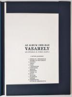 Victor Vasarely (1908-1997): Nyolc sport témájú kompozíció. Mappa 1988. Szitanyomat, papír, egyenkén...