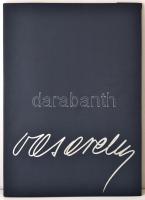 Victor Vasarely (1908-1997): Nyolc sport témájú kompozíció. Mappa 1988. Szitanyomat, papír, egyenkén...