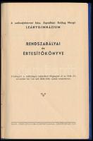 1939 A székesfehérvári közs. Árpádházi Boldog Margit Leánygimnázium rendszabályai és értesítőkönyve....