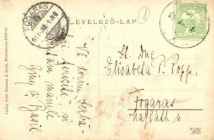 Barcaföldvár, Földvár, Marienburg; várrom, Alsó Piac utca, Josef Steiner és fia üzlete és saját kiad...