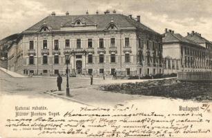 1904 Budapest XI. Kelenföld, Katonai ruhatár / Militär Monturs-Depot. Divald Károly 664. sz.