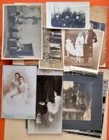 cca 1910 és 1945 között készült, 28 db vintage fotó, az erdélyi Harrach család hagyatékából, 18x24 cm és 6x9 cm között
