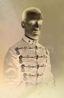 cca 1925 és 1940 között készült katonai felvételek (családi körben is) az egri Fotó-GRÁF műterem hag...