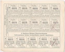 Nyíregyháza 1923. "A Szabolcsi Bőripari Részvénytársaság" névre szóló részvénye 1000K-ról,...