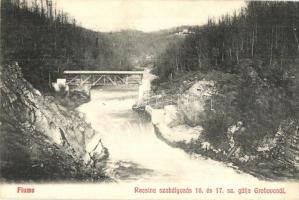 Fiume, Recsina szabélyozás 16. és 17. sz. gátja Grohovonála / dam (EK)