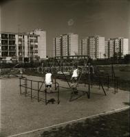 cca 1974-1977 között készült felvételek Kecskeméten, a Széchenyi városrész zöldmezős beruházása és k...