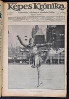 1928-1929 Képes Krónika 5 száma (X. évf. 10 szám, XI: évf. 6.,7.,8.,9. szám.) Változó, többnyire sza...