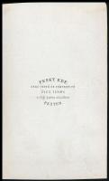 cca 1863 Pest, Psky Ede akad. festő és fényképíró üveg termében készült, vizitkártya méretű fénykép,...