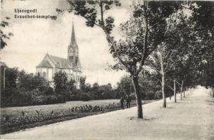 Szeged, Újszeged; Erzsébet templom, Grünwald Herman kiadása