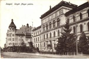 Szeged, Ungár Mayer palota, kiadja Grünwald Hermann (kopott sarkak / worn corners)