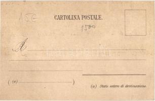 Genova, Genoa; Riccordo di Lato Ovest. Floral litho