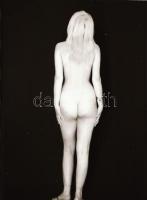 cca 1975 Még, még, még - szolidan erotikus felvételek, 10 db vintage fotó és/vagy mai nagyítás vegye...