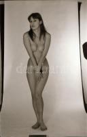 cca 1978 Vizuális napló, szolidan erotikus felvételek, 11 db vintage fotó és/vagy mai nagyítás vegye...