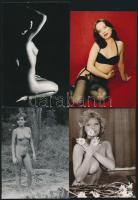 cca 1978 Vizuális napló, szolidan erotikus felvételek, 11 db vintage fotó és/vagy mai nagyítás vegye...