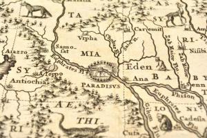 1710 Paradisi Terrestris vera et Sacris Literis Conformis Exhibitio Geographica", Scherer, Hein...