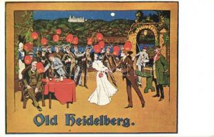 Old Heidelberg. David Allen & Sons Ltd. Chromotype 84. Theatre poster