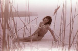 cca 1977 Bájos formák kavalkádja, szolidan erotikus felvételek, 7 db vintage fotó és/vagy mai nagyít...