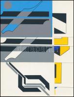 Encs, Alkotótábor 1988 15 db klf művészek által tervezett képeslap