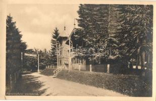 Ferencfalva, Valiug (Resica); Vadászlak / hunting lodge, villa - 3 db régi fotó képeslap / 3 pre-194...
