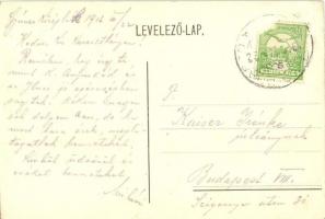 1916 Gyimesközéplok, Lunca de Jos; Dobal Gergely háza és üzlete / house and shop