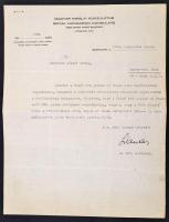 1934 Magyar Konzulátus, Cleveland által kiállított és az alkonzul által aláírt irat