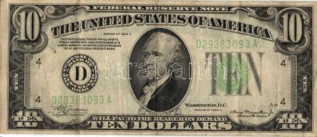 USA/Federal Reserve 1934A 10$ T:II-