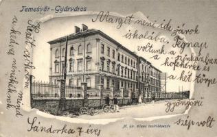 1904 Temesvár, Timisoara; Gyárváros, M. kir. állami tanítóképezde / Fabrica, teachers training institute (fl)