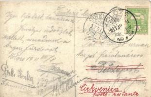 1911 Kolozs-sósfürdő, Baile Cojocna; Sósfürdő, kirándulók / spa, salt rocks, bath, hikers. photo