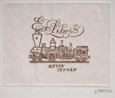 Ex libris philately 30 db aláírt filatéliával kapcsolatos ex libris, Vertel József, Kass János és má...