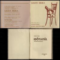 Ligeti Erika, Tornai Mari, Tomka Erzsébet grafikusok összesen 17 db alkotása Tus, toll, linó vegyes ...