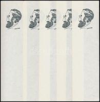 11 db számolócédula, közte 5 db egyforma (HÉV, Mocznik mustár, Patyolat fonál, Royal vodka, Törley, ...