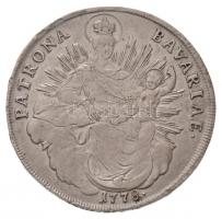 Német Államok / Bajorország 1778H-ST Tallér Ag "Karl Theodor" (27,97g) T:2,2- ph., ü. / 
...