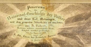 1835 Arnault, Robert: Panorama der Universal-Geschichte der Völker und ihrer Religions-Meinungen sei...