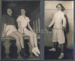 3 db vívó hölgyeket ábrázoló fotó