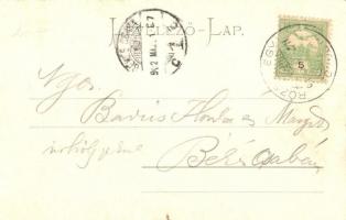 1902 Rózsahegy, Ruzomberok; Magy. Textilipar Fonógyára. Franz Zsiwotsky / spinning mill (factory) of...