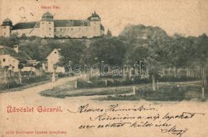 Gács, Halic; vár. Redlinger Ignác tulajdona / Schloss / castle (Rb)