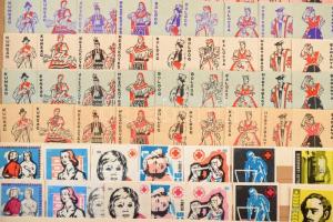 1950-1970 Kb. 2300-2500 db magyar gyufacímke-gyűjtemény, haránt alakú mappában