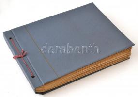 1950-1970 Kb. 2300-2500 db magyar gyufacímke-gyűjtemény, haránt alakú mappában