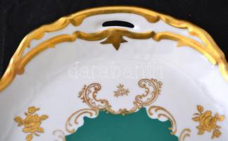 Reichenbach kínáló tálak ( 2db), matricás, jelzett, enyhe kopással, 38×15 cm és 25×25 cm