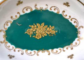 Reichenbach kínáló tálak ( 2db), matricás, jelzett, enyhe kopással, 38×15 cm és 25×25 cm