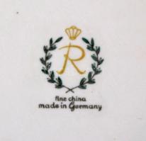 Reichenbach kínáló tálak ( 2db), matricás, jelzett, enyhe kopással, 38×15 cm és 25×25 cm