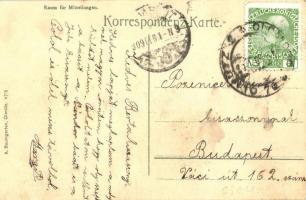 1909 Olomouc, Olmütz; Parkstrasse / street view