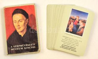 A Szépművészeti Múzeum kincsei, ismeretterjesztő kártyapakli, saját dobozában